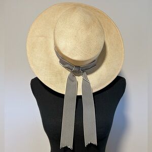 Vintage Liz Claiborne Madeline Sun Hat with Ribbon, small